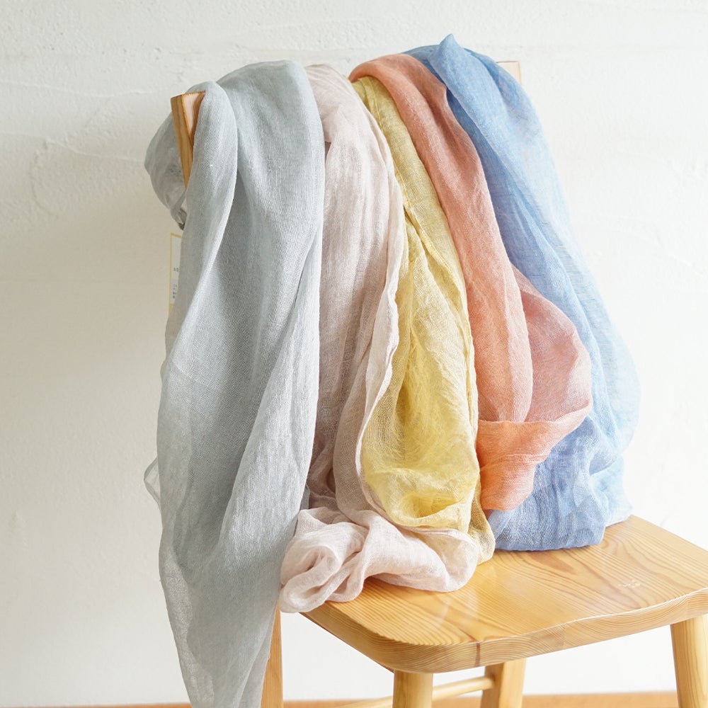 Branch m‘.,ブランチエム,ナチュラル,30代,40代,50代,60代,リネン,ゆったり,ストール,マフラー,スヌード,サークルストール, ,リネンストール 