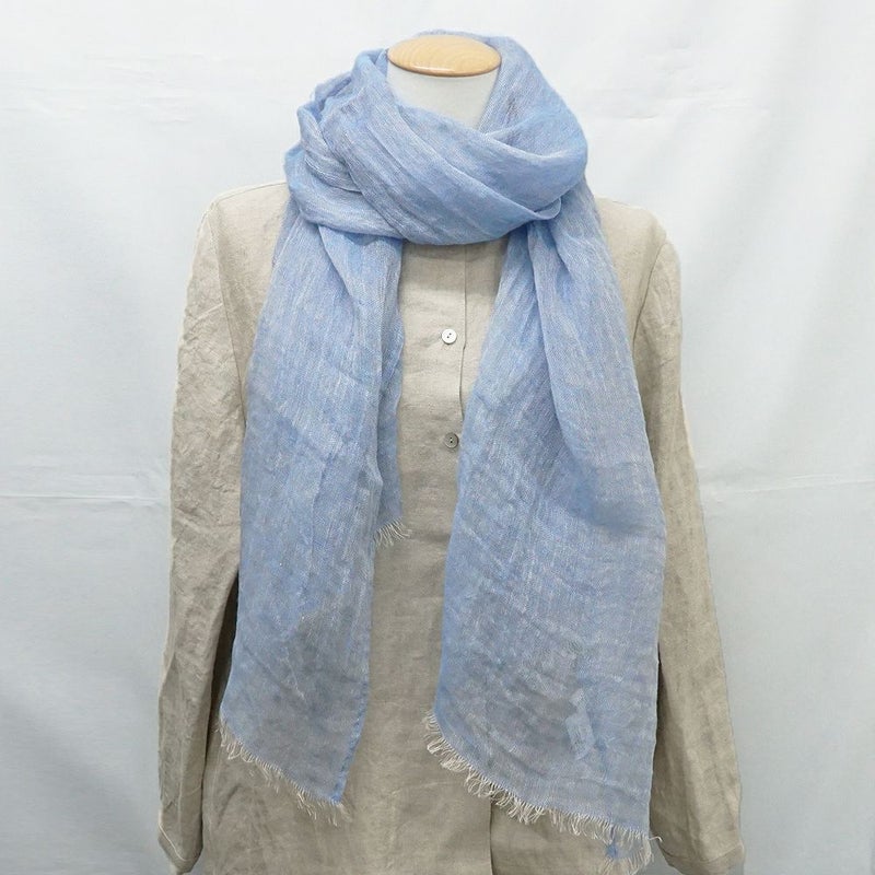 Branch m‘.,ブランチエム,ナチュラル,30代,40代,50代,60代,リネン,ゆったり,ストール,マフラー,スヌード,サークルストール, ,リネンストール 