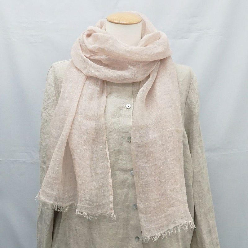 Branch m‘.,ブランチエム,ナチュラル,30代,40代,50代,60代,リネン,ゆったり,ストール,マフラー,スヌード,サークルストール, ,リネンストール 