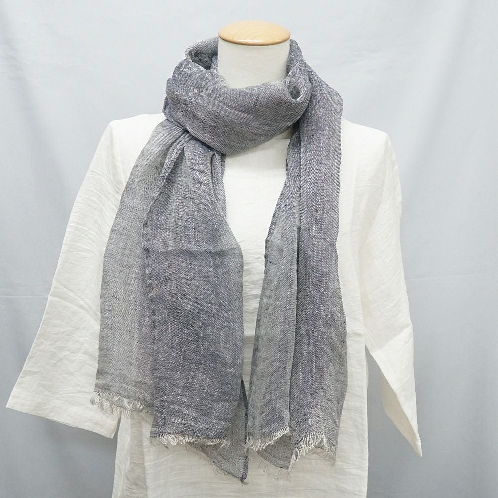 Branch m‘.,ブランチエム,ナチュラル,30代,40代,50代,60代,リネン,ゆったり,ストール,マフラー,スヌード,サークルストール, ,リネンストール 
