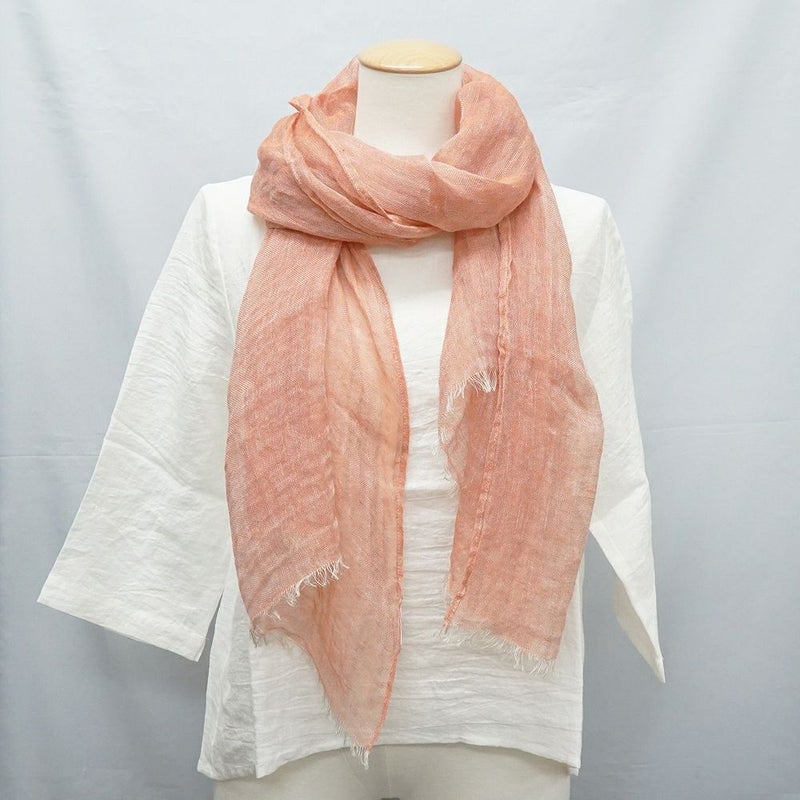 Branch m‘.,ブランチエム,ナチュラル,30代,40代,50代,60代,リネン,ゆったり,ストール,マフラー,スヌード,サークルストール, ,リネンストール 