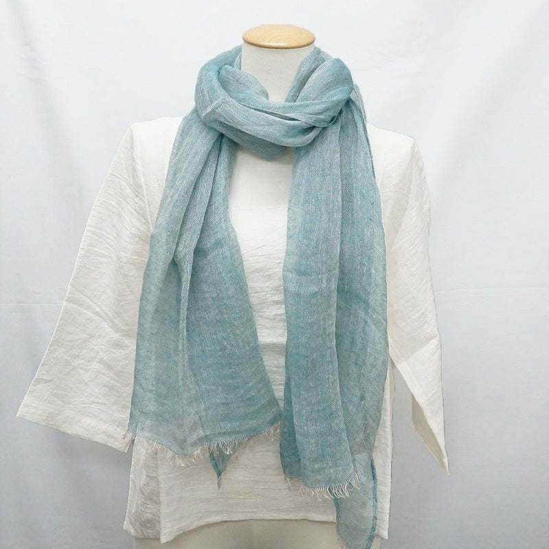 Branch m‘.,ブランチエム,ナチュラル,30代,40代,50代,60代,リネン,ゆったり,ストール,マフラー,スヌード,サークルストール, ,リネンストール 