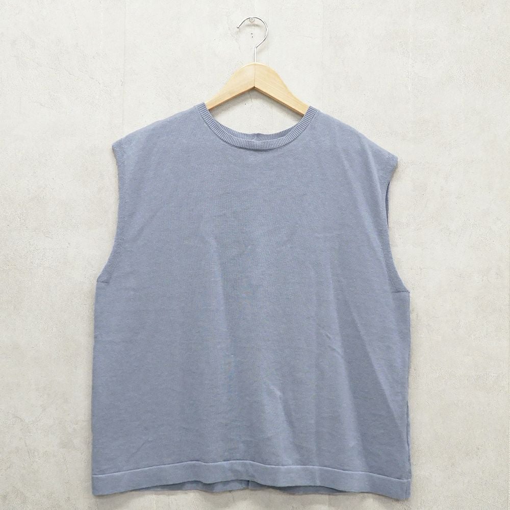 Branch m‘.,ブランチエム,ナチュラル,30代,40代,50代,60代,リネン,ゆったり,リネンコットン,ベスト,ニットベスト,レイヤード