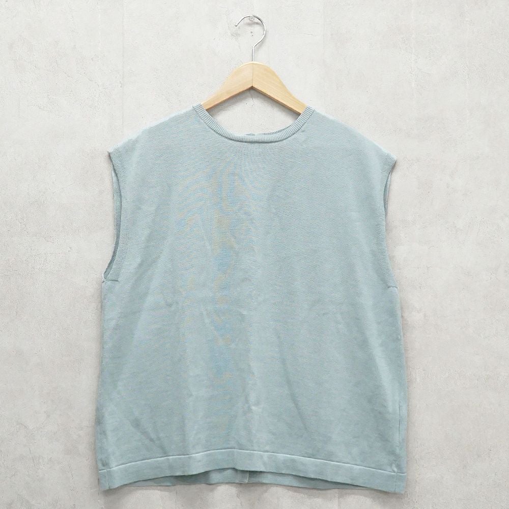 Branch m‘.,ブランチエム,ナチュラル,30代,40代,50代,60代,リネン,ゆったり,リネンコットン,ベスト,ニットベスト,レイヤード