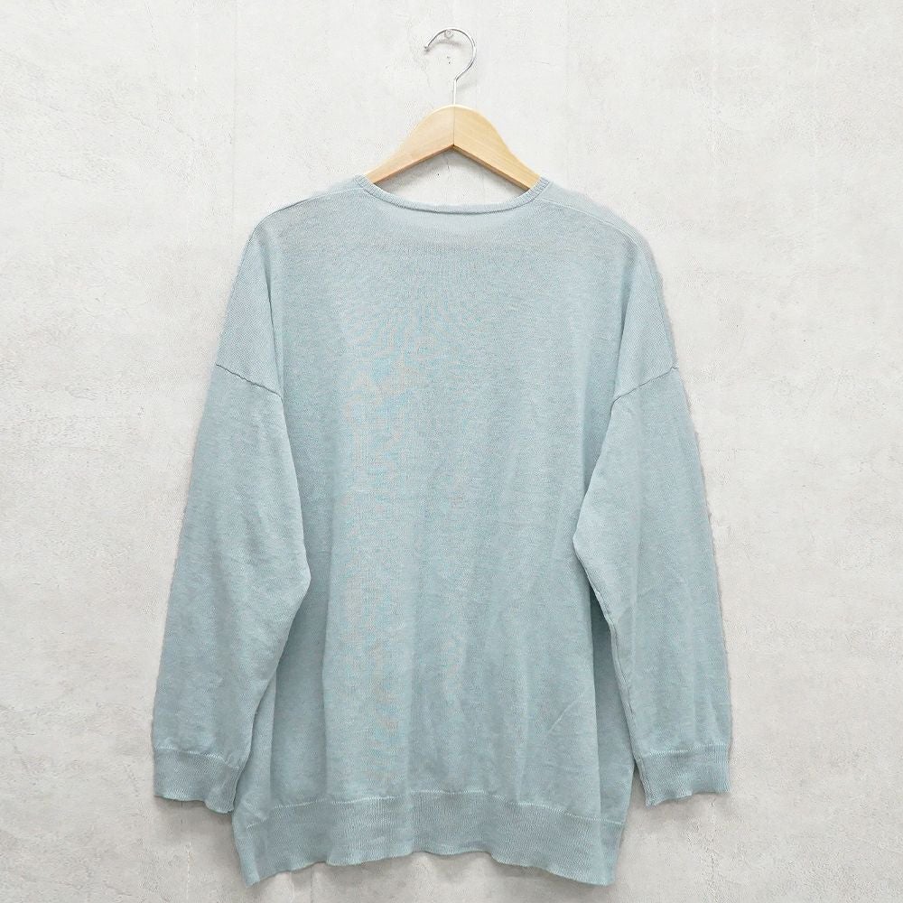 Branch m‘.,ブランチエム,ナチュラル,30代,40代,50代,60代,リネン,ゆったり,リネンコットン,カーディガン,ニットカーディガン,リネンニットカーディガン,