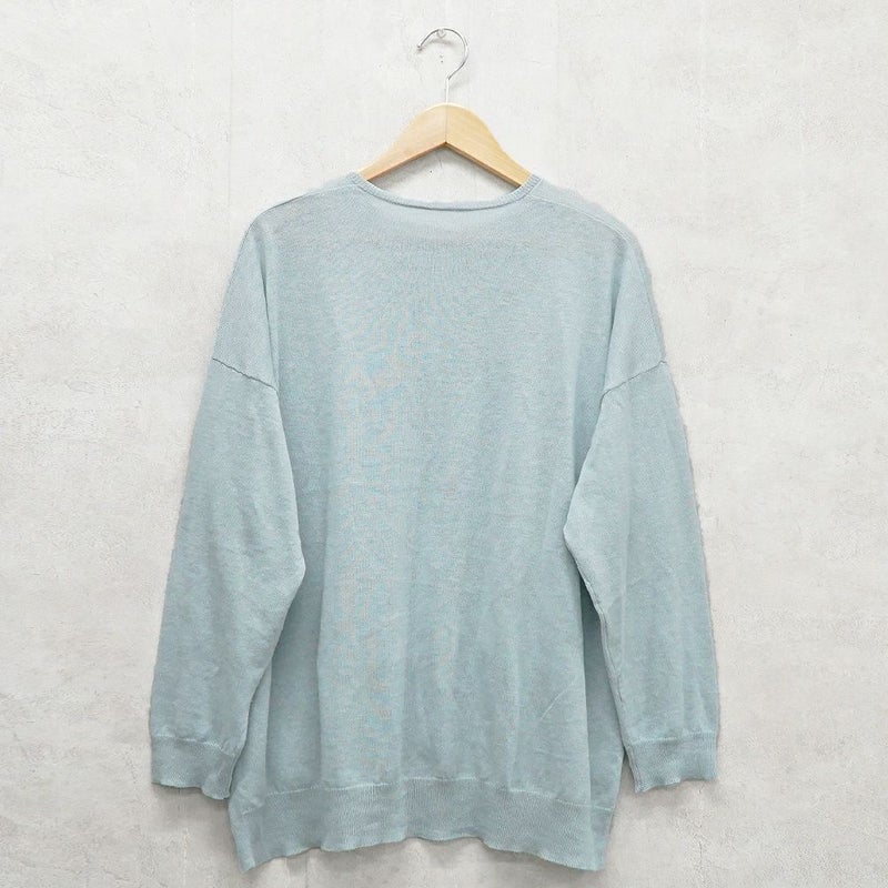 Branch m‘.,ブランチエム,ナチュラル,30代,40代,50代,60代,リネン,ゆったり,リネンコットン,カーディガン,ニットカーディガン,リネンニットカーディガン,