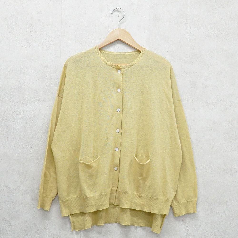 Branch m‘.,ブランチエム,ナチュラル,30代,40代,50代,60代,リネン,ゆったり,リネンコットン,カーディガン,ニットカーディガン,リネンニットカーディガン,