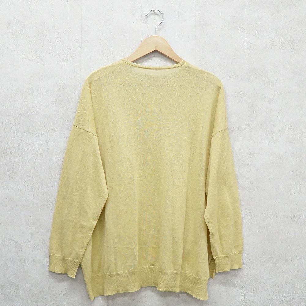 Branch m‘.,ブランチエム,ナチュラル,30代,40代,50代,60代,リネン,ゆったり,リネンコットン,カーディガン,ニットカーディガン,リネンニットカーディガン,