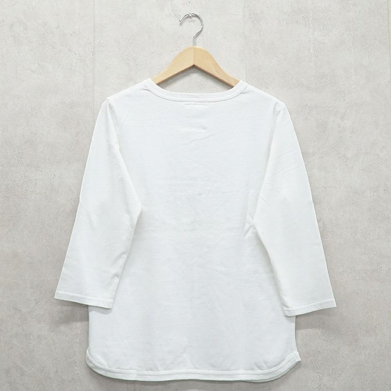 Branch m‘.,ブランチエム,ナチュラル,30代,40代,50代,60代, ,ゆったり,コットン,綿,7分袖,カットソー,インナー,Tシャツ,7分袖Tシャツ