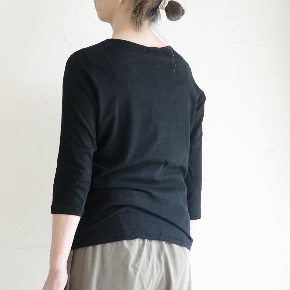 Branch m‘.,ブランチエム,ナチュラル,30代,40代,50代,60代,コットン,ゆったり,ガーゼ,インナー,肌着,肌に優しい,敏感肌,7分袖,長袖,