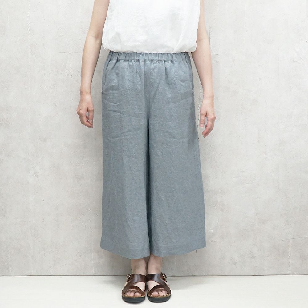 Branch m‘.,ブランチエム,ナチュラル,30代,40代,50代,60代,リネン,ゆったり,ワイドパンツ,リネンワイドパンツ,リネンパンツ,パンツ,