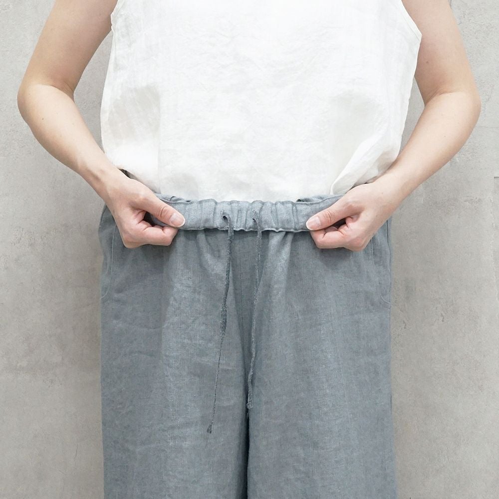 Branch m‘.,ブランチエム,ナチュラル,30代,40代,50代,60代,リネン,ゆったり,ワイドパンツ,リネンワイドパンツ,リネンパンツ,パンツ,