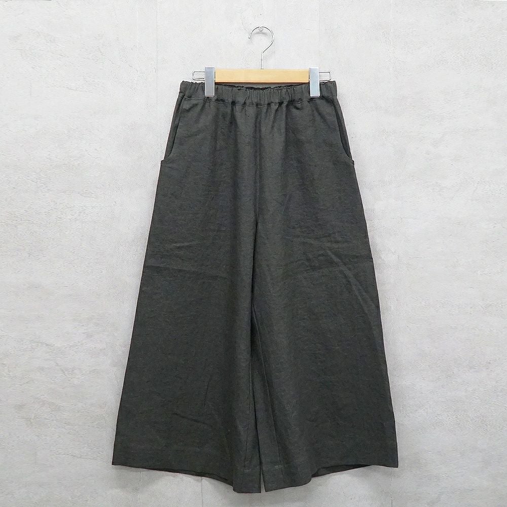 Branch m‘.,ブランチエム,ナチュラル,30代,40代,50代,60代,リネン,ゆったり,ワイドパンツ,リネンワイドパンツ,リネンパンツ,パンツ,