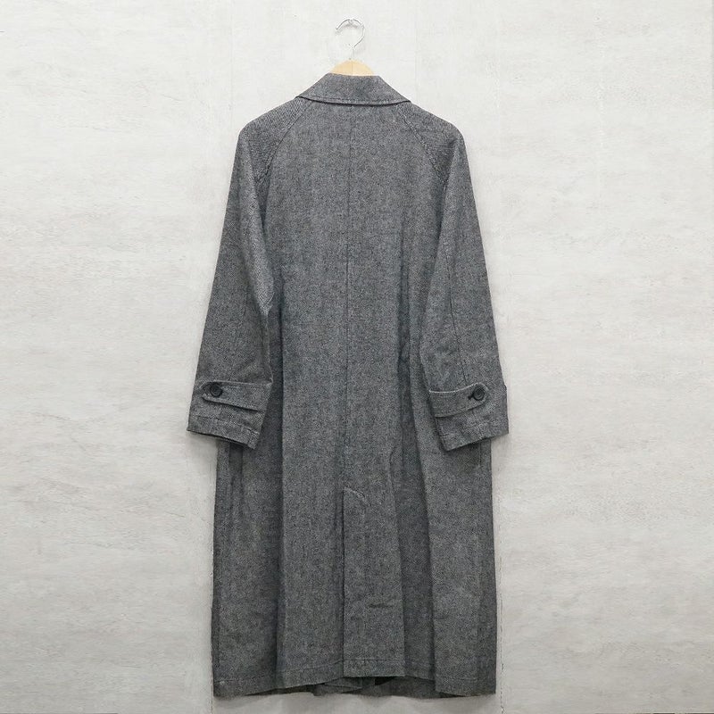 Branch m‘.,ブランチエム,ナチュラル,30代,40代,50代,60代,リネン,ゆったり,麻,コート,ステンカラーコート,ロングコート,