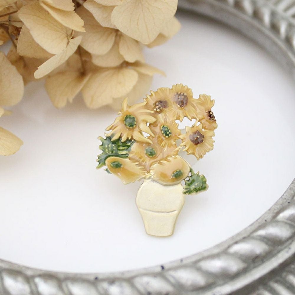 Branch m‘.,ブランチエム,ナチュラル,30代,40代,50代,60代,ブローチ,ルチカ,アクセサリー,ゴッホ,絵画,