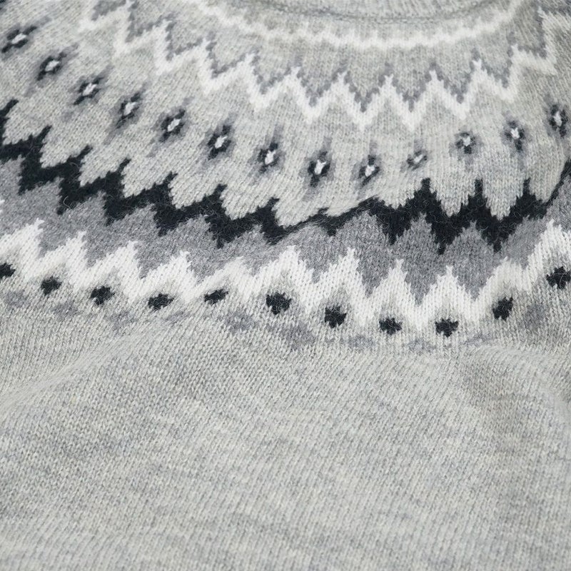 Branch m‘.,ブランチエム,ナチュラル,30代,40代,50代,60代,ウール,ゆったり,ベスト,2wayベスト,ニットベスト,ノルディック,ノルディック柄,