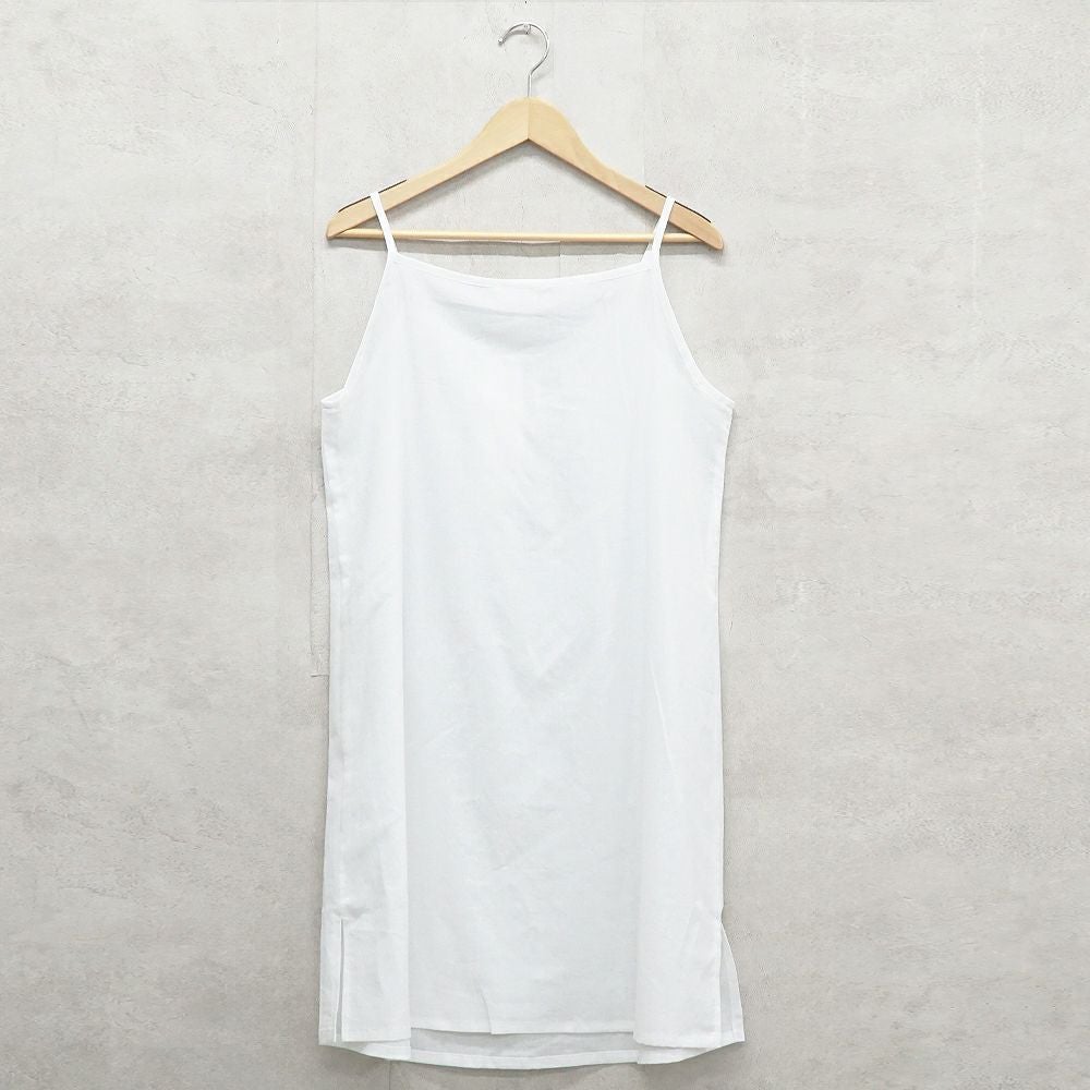 Branch m‘.,ブランチエム,ナチュラル,30代,40代,50代,60代,コットン,ゆったり,綿,インナー,キャミソール,ワンピース,キャミソールワンピース,スリップ,オーガニック,ガーゼ