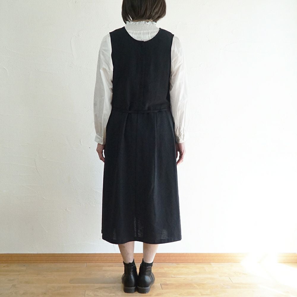 Branch m‘.,ブランチエム,ナチュラル,30代,40代,50代,60代,リネン,ゆったり,ワンピース,コットンリネンワンピース,コットンリネン,2way,2wayワンピース,ノースリーブワンピース,ジャンパースカート,フォーマル,オケージョン,セットアップ
