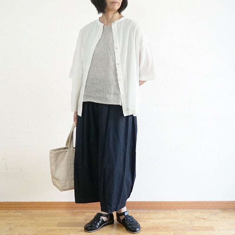 Branch m‘.,ブランチエム,ナチュラル,30代,40代,50代,60代,リネン,ゆったり,麻,コットンリネン,綿麻,パンツ,ボウルパンツ,ワイドパンツ,フィグパンツ,