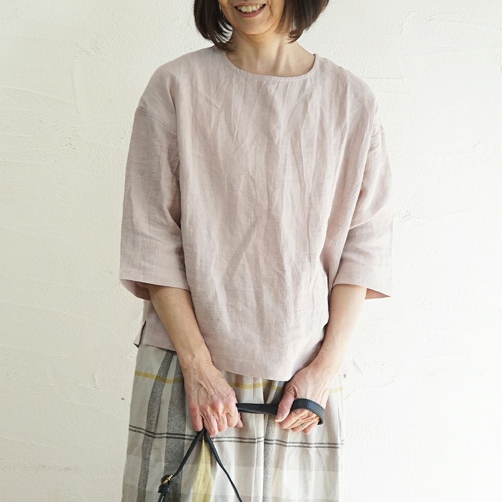 Branch m‘.,ブランチエム,ナチュラル,30代,40代,50代,60代,リネン,ゆったり,麻,コットンリネン,綿麻,パンツ,ボウルパンツ,ワイドパンツ,フィグパンツ,