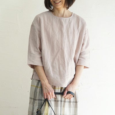 Branch m‘.,ブランチエム,ナチュラル,30代,40代,50代,60代,リネン,ゆったり,麻,コットンリネン,綿麻,パンツ,ボウルパンツ,ワイドパンツ,フィグパンツ,