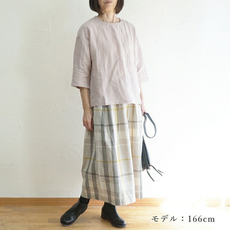 Branch m‘.,ブランチエム,ナチュラル,30代,40代,50代,60代,リネン,ゆったり,麻,コットンリネン,綿麻,パンツ,ボウルパンツ,ワイドパンツ,フィグパンツ,