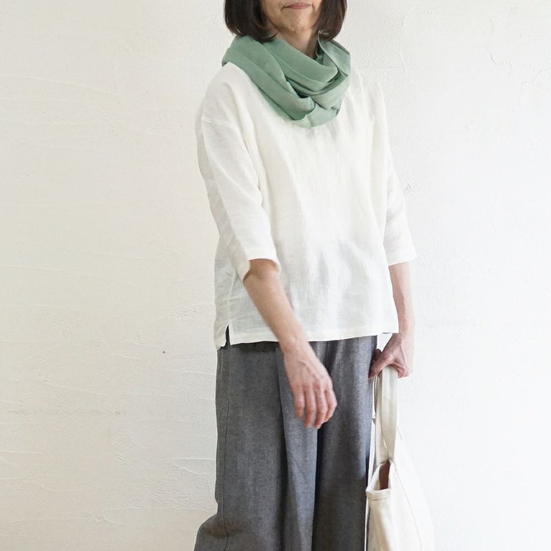 Branch m‘.,ブランチエム,ナチュラル,30代,40代,50代,60代,リネン,ゆったり,麻,コットンリネン,綿麻,パンツ,ボウルパンツ,ワイドパンツ,フィグパンツ,