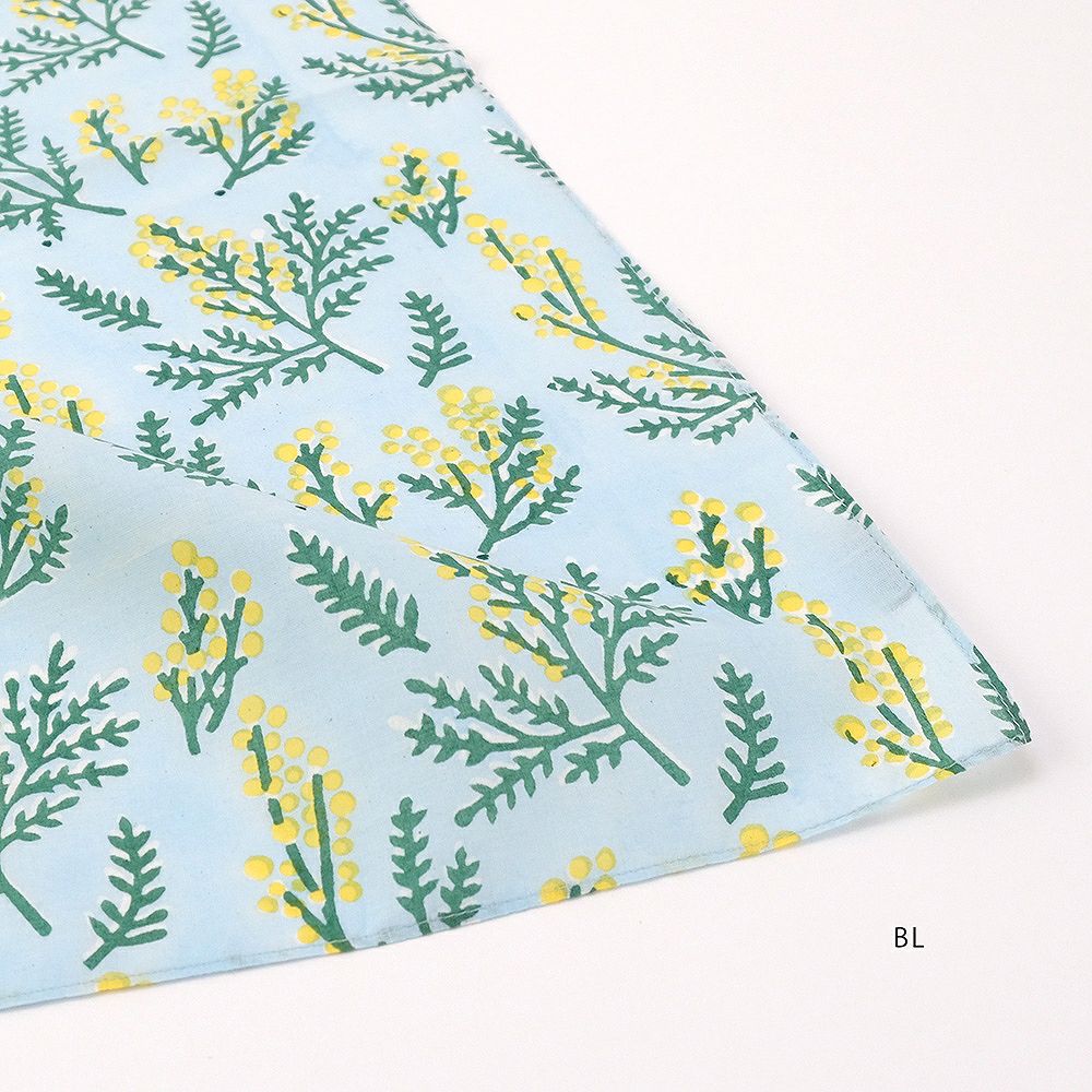 Branch m‘.,ブランチエム,ナチュラル,30代,40代,50代,60代,ハンカチ,花柄,ミモザ