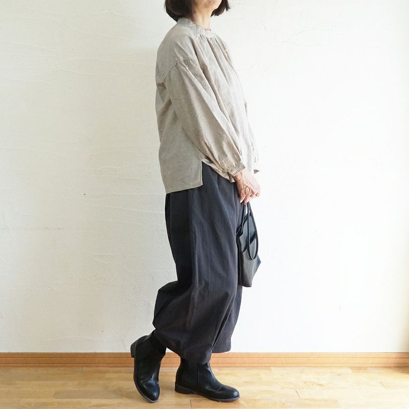Branch m‘.,ブランチエム,ナチュラル,30代,40代,50代,60代,リネン,ゆったり,刺繍,刺繍ブラウス,blouse,ブラウス,プルオーバー,プルオーバーブラウス