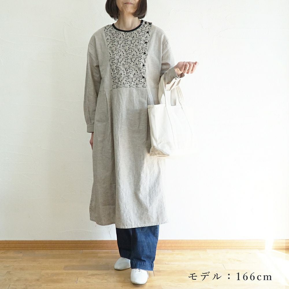 ISW25ESP15032】 コットンリネン刺繍・ワンピース | ブランチエム│50