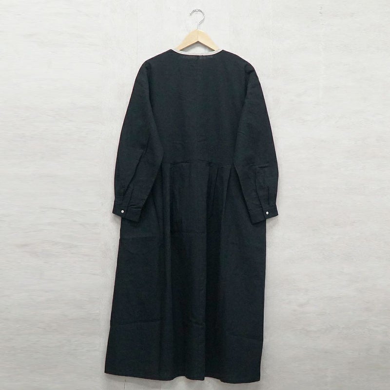 Branch m‘.,ブランチエム,ナチュラル,30代,40代,50代,60代,リネン,ゆったり,刺繍,刺繍ワンピース,ワンピース,タックワンピース,