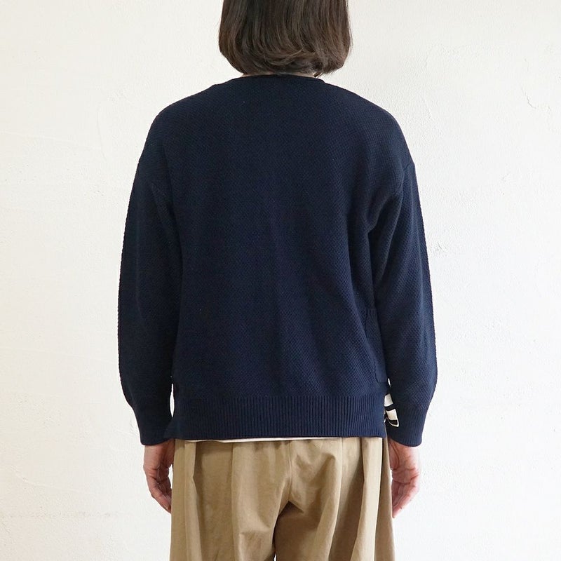 Branch m‘.,ブランチエム,ナチュラル,30代,40代,50代,60代,コットン,ゆったり, ニット,コットンニット,綿,綿ニット,ニットカーディガン,カーディガン,