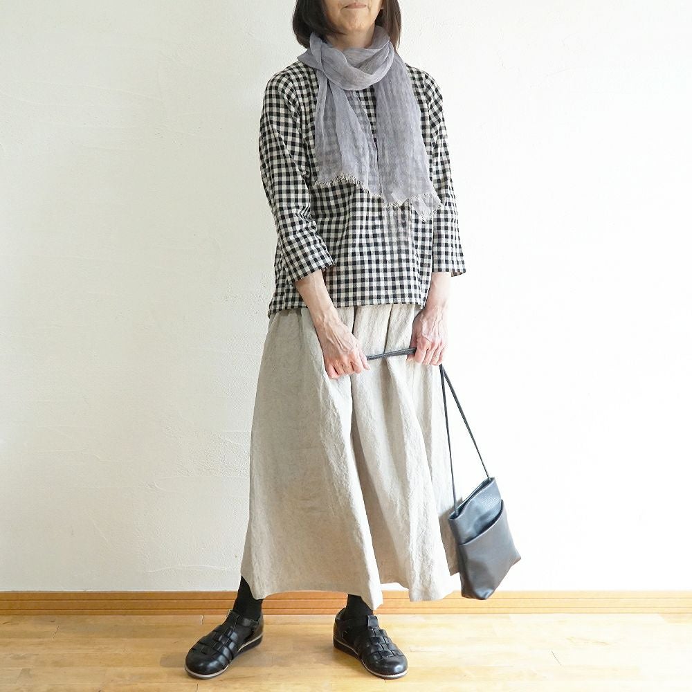 Branch m‘.,ブランチエム,ナチュラル,30代,40代,50代,60代,リネン,ゆったり,ストール,マフラー,リネンストール,ミニストール,ガーゼストール,紫外線対策