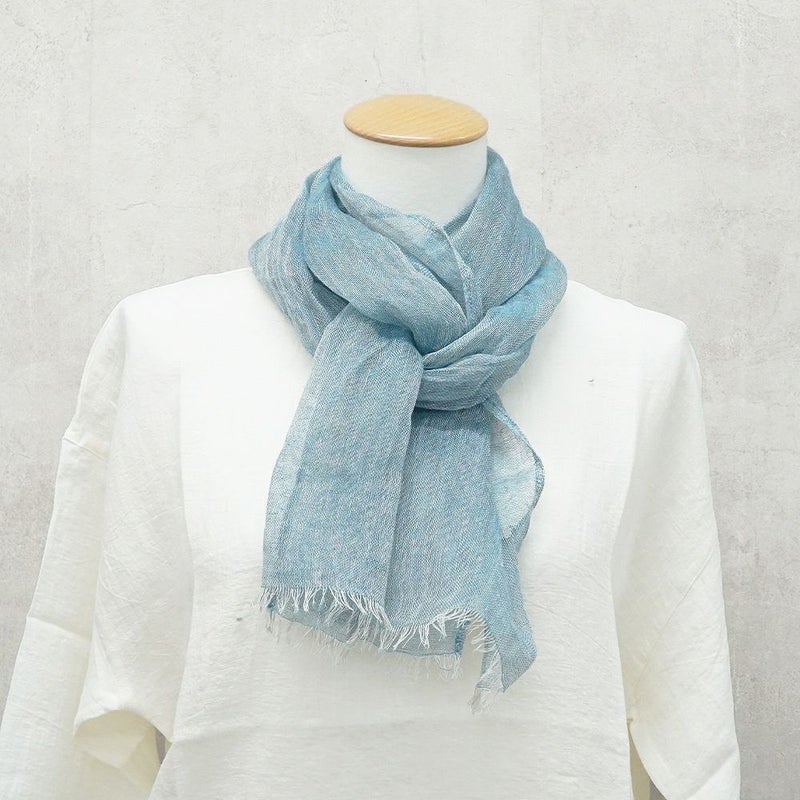 Branch m‘.,ブランチエム,ナチュラル,30代,40代,50代,60代,リネン,ゆったり,ストール,マフラー,リネンストール,ミニストール,ガーゼストール,紫外線対策