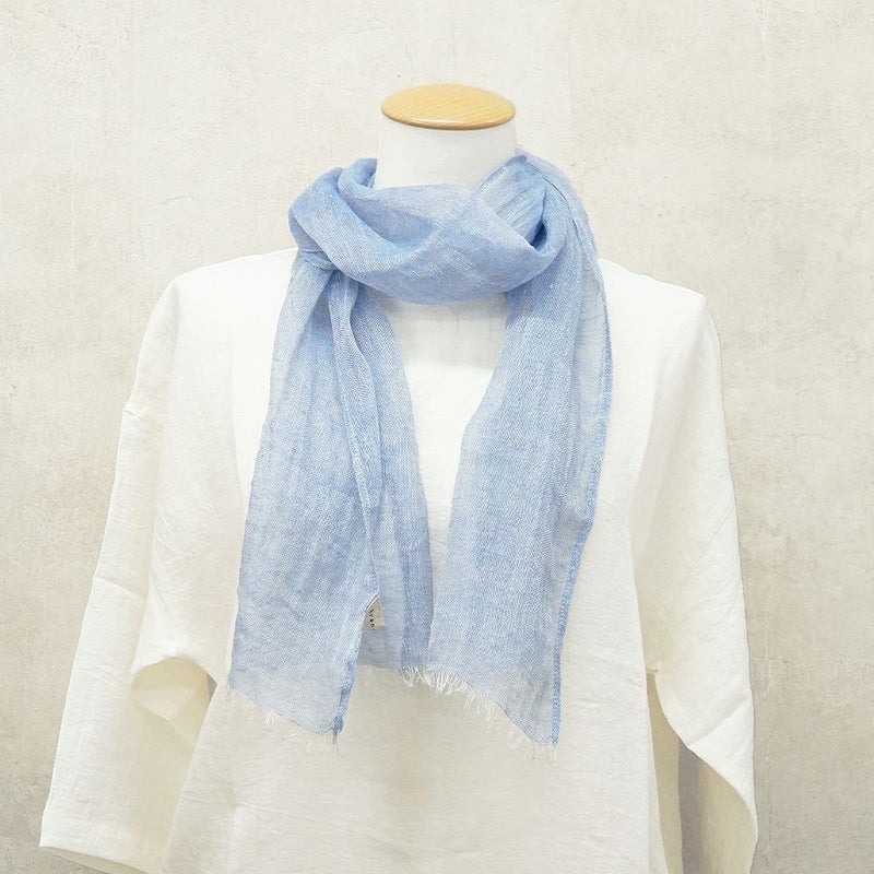 Branch m‘.,ブランチエム,ナチュラル,30代,40代,50代,60代,リネン,ゆったり,ストール,マフラー,リネンストール,ミニストール,ガーゼストール,紫外線対策