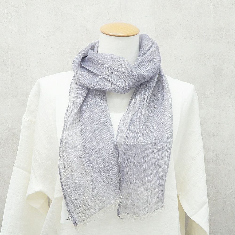 Branch m‘.,ブランチエム,ナチュラル,30代,40代,50代,60代,リネン,ゆったり,ストール,マフラー,リネンストール,ミニストール,ガーゼストール,紫外線対策