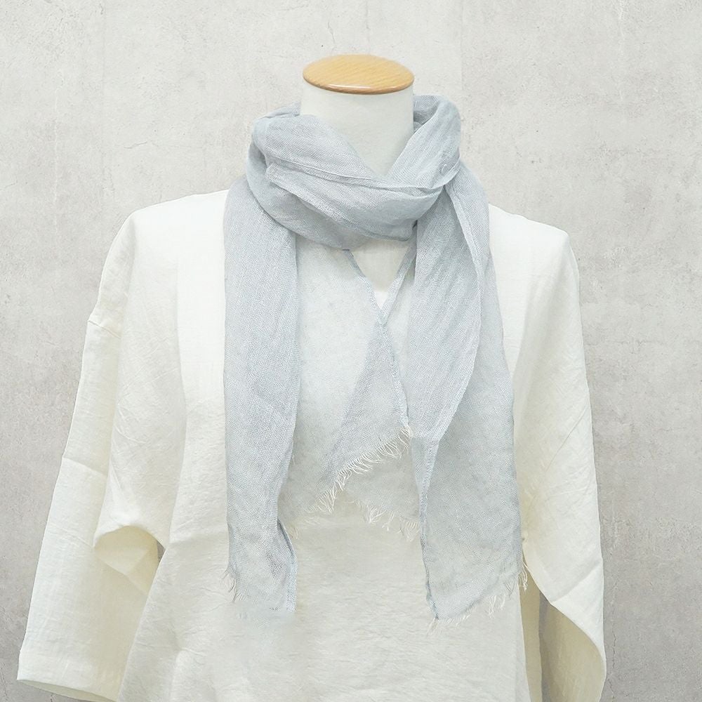 Branch m‘.,ブランチエム,ナチュラル,30代,40代,50代,60代,リネン,ゆったり,ストール,マフラー,リネンストール,ミニストール,ガーゼストール,紫外線対策