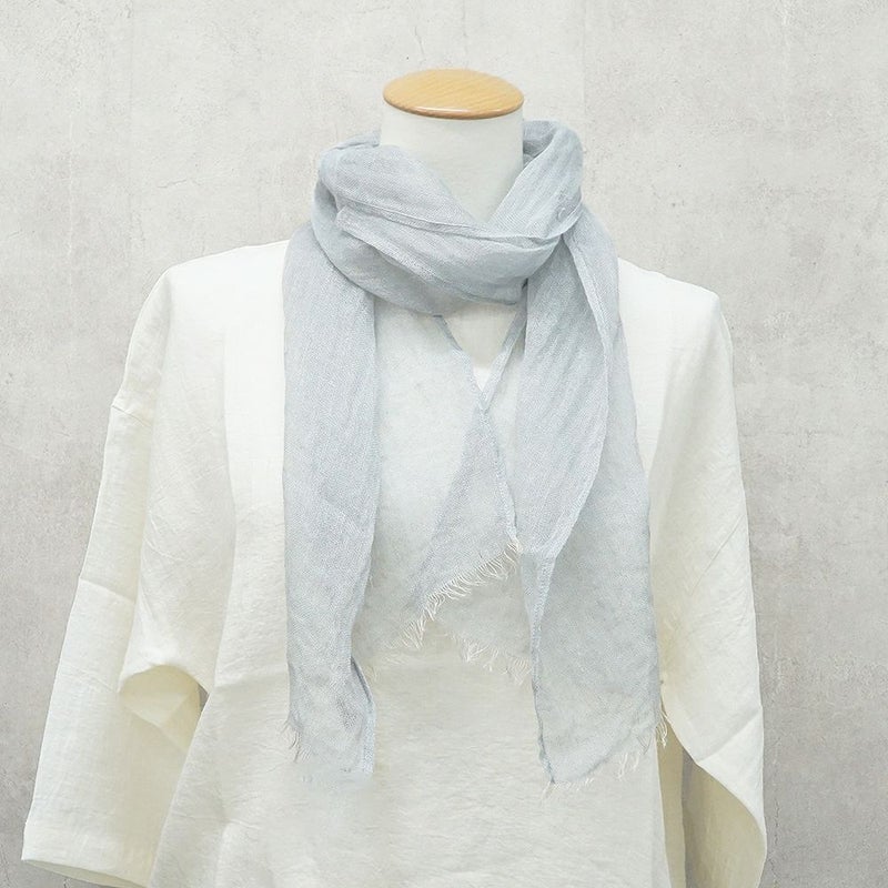 Branch m‘.,ブランチエム,ナチュラル,30代,40代,50代,60代,リネン,ゆったり,ストール,マフラー,リネンストール,ミニストール,ガーゼストール,紫外線対策
