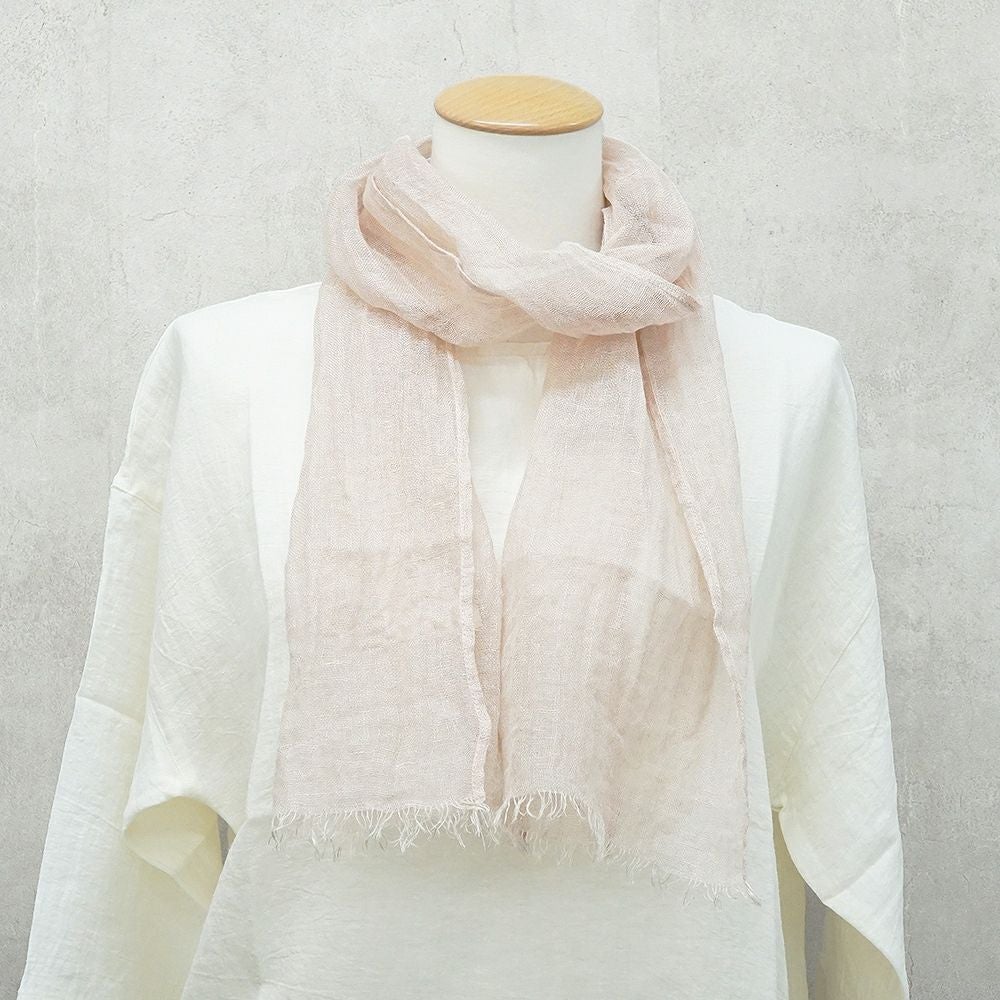 Branch m‘.,ブランチエム,ナチュラル,30代,40代,50代,60代,リネン,ゆったり,ストール,マフラー,リネンストール,ミニストール,ガーゼストール,紫外線対策