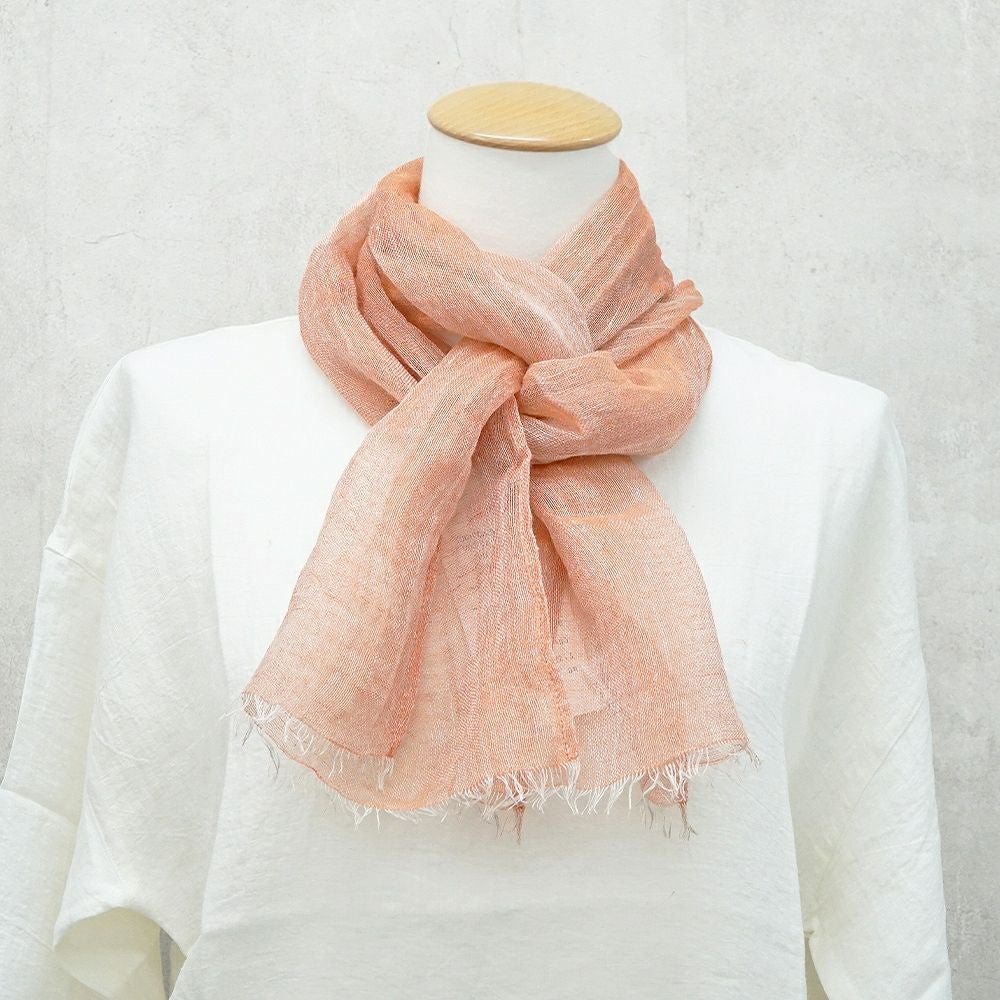 Branch m‘.,ブランチエム,ナチュラル,30代,40代,50代,60代,リネン,ゆったり,ストール,マフラー,リネンストール,ミニストール,ガーゼストール,紫外線対策