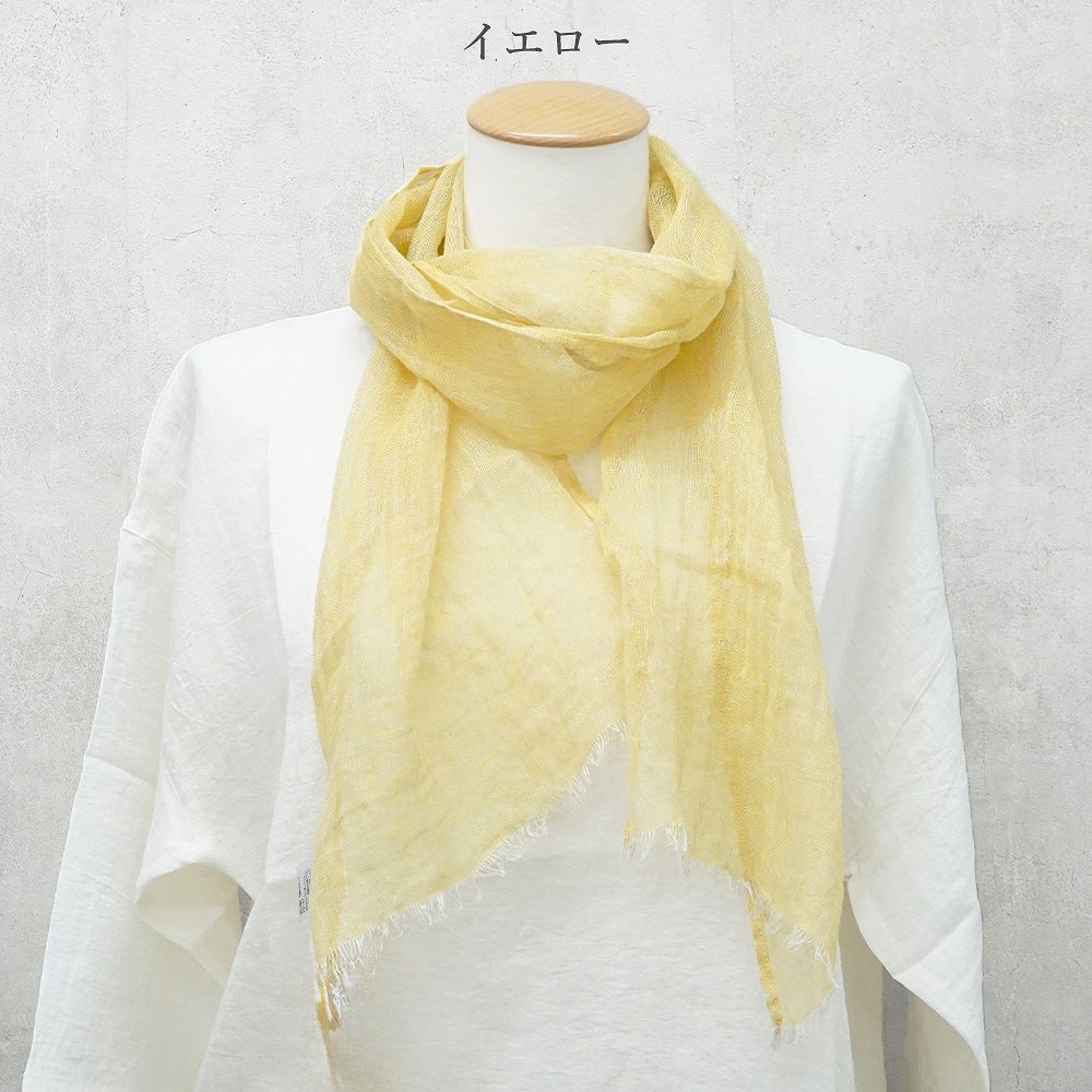 Branch m‘.,ブランチエム,ナチュラル,30代,40代,50代,60代,リネン,ゆったり,ストール,マフラー,リネンストール,ミニストール,ガーゼストール,紫外線対策