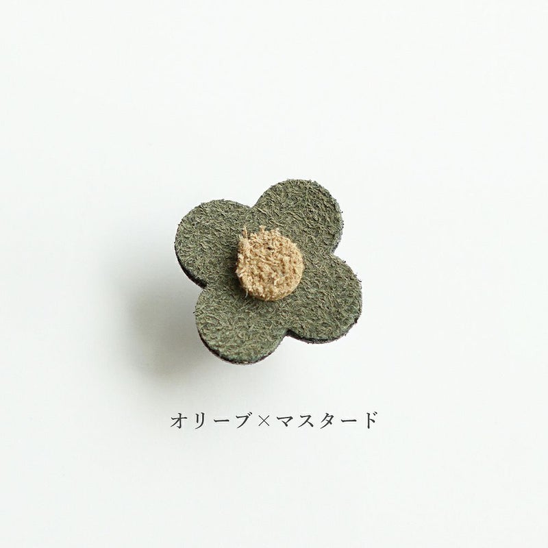 Branch m‘.,ブランチエム,ナチュラル,30代,40代,50代,60代,ブローチ,本革,革,ブートニエール,