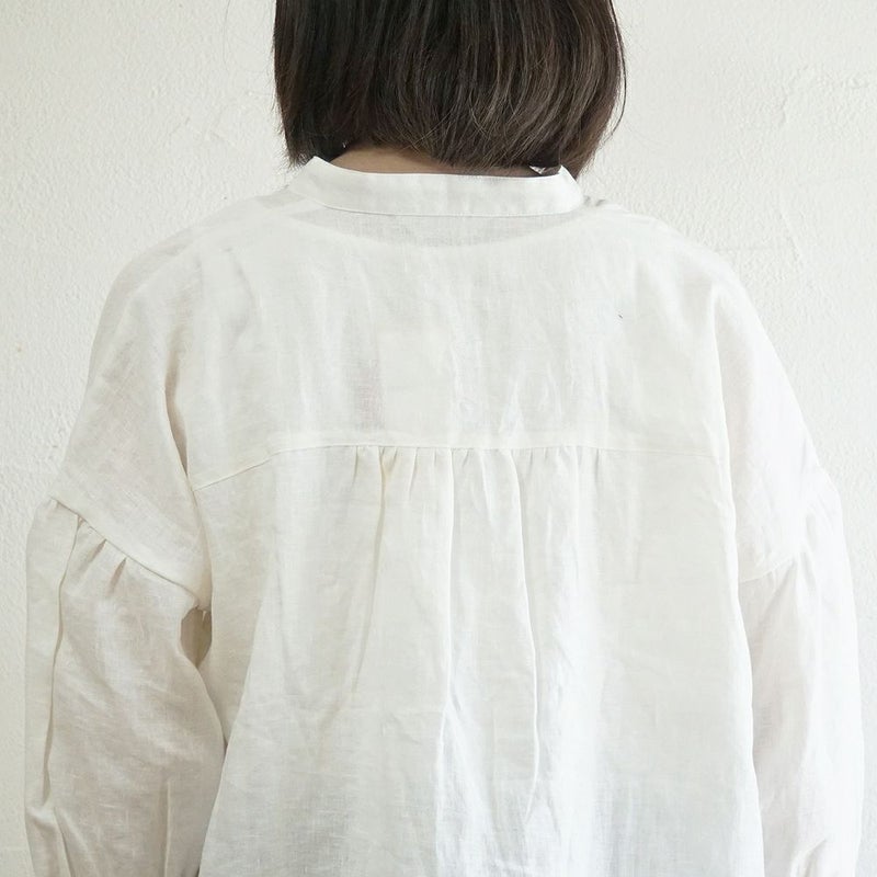 Branch m‘.,ブランチエム,ナチュラル,30代,40代,50代,60代,リネン,ゆったり,ブラウス,リネンブラウス,スキッパーブラウス,スキッパー 