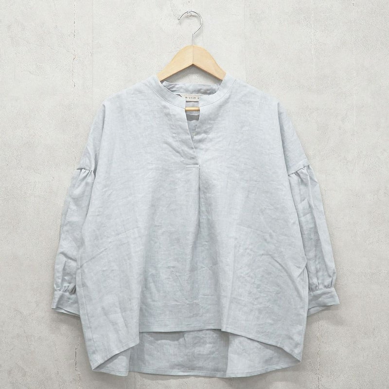 Branch m‘.,ブランチエム,ナチュラル,30代,40代,50代,60代,リネン,ゆったり,ブラウス,リネンブラウス,スキッパーブラウス,スキッパー 