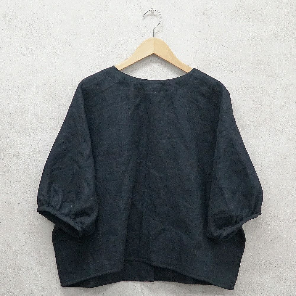 Branch m‘.,ブランチエム,ナチュラル,30代,40代,50代,60代,リネン,ゆったり,ブラウス,リネンブラウス,ドルマンブラウス,ドルマン,ドルマンシルエット,クルーネック,クルーネックブラウス,羽織, 