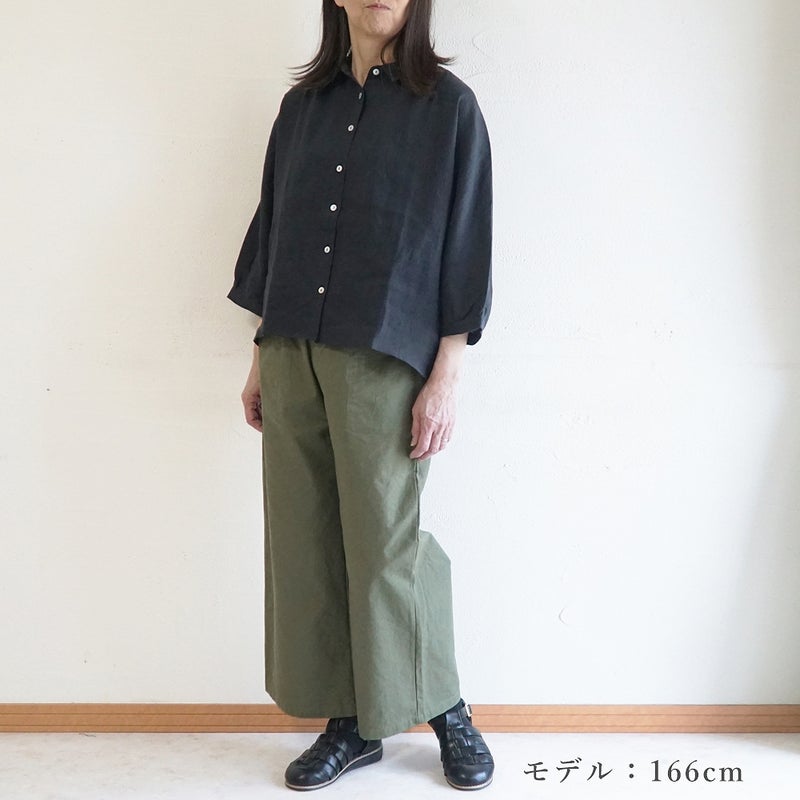 Branch m‘.,ブランチエム,ナチュラル,30代,40代,50代,60代,リネン,ゆったり,ブラウス,リネンブラウス,ドルマンブラウス,ドルマン,ドルマンシルエット,羽織, 