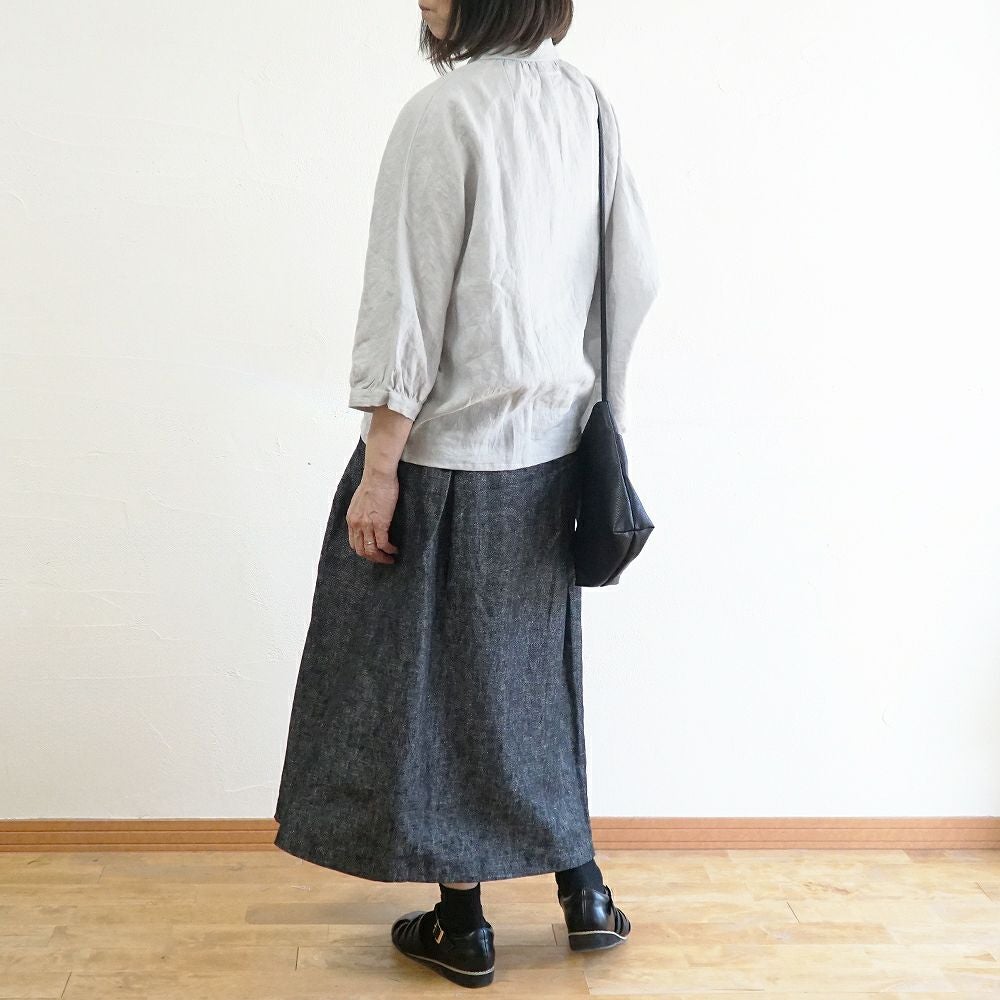 Branch m‘.,ブランチエム,ナチュラル,30代,40代,50代,60代,リネン,ゆったり,ブラウス,リネンブラウス,ドルマンブラウス,ドルマン,ドルマンシルエット,羽織, 