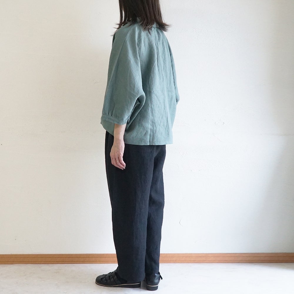 Branch m‘.,ブランチエム,ナチュラル,30代,40代,50代,60代,リネン,ゆったり,ブラウス,リネンブラウス,ドルマンブラウス,ドルマン,ドルマンシルエット,羽織, 