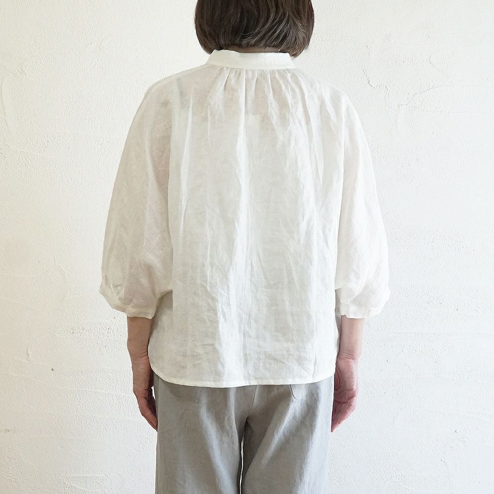 Branch m‘.,ブランチエム,ナチュラル,30代,40代,50代,60代,リネン,ゆったり,ブラウス,リネンブラウス,ドルマンブラウス,ドルマン,ドルマンシルエット,羽織, 