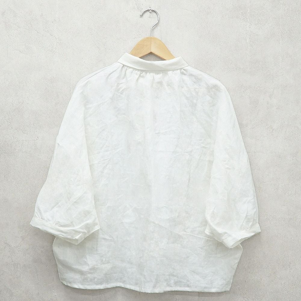 Branch m‘.,ブランチエム,ナチュラル,30代,40代,50代,60代,リネン,ゆったり,ブラウス,リネンブラウス,ドルマンブラウス,ドルマン,ドルマンシルエット,羽織, 